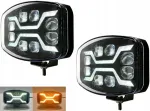 Komplektas 2x Led tolimųjų &scaron;viesų reflektorius Spider stroboskopas 12-24v