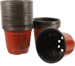 Doitool plastikiniai vazonai, 12 cm, 50 vnt. mink&scaron;tų daiginimo vazonų pakuotė, vazonas, plastikas, apvalūs vazonai, vazonai auginimui ir sėjai, sėklų daigyklos padėklas daigams ir augininiams