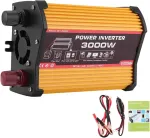Qiilu automobilinis inverteris, dvigubas Usb 300 W automobilinis galios inverteris, modifikuotos sinusinės bangos adapteris (nuo 12 V iki 220 V)