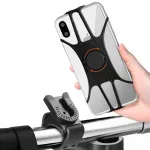 Dviračio telefono laikiklis pasukamas motociklas 360