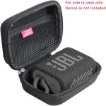 Kompiuterio kolonėlės Hermitshell kietas dėklas, skirtas Jbl Go 3 Bluetooth garsiakalbiui (juodas)