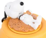 Grupo Erik Peanuts Snoopy keraminė sausainių dėžutė su dangteliu, didelė, 20,5 x 24,6 cm, talpykla su dangteliu, oficialus Snoopy gerbėjo daiktas