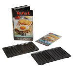 Snack Collection Tefal XA800112 Sumu&scaron;tinių kepimo plok&scaron;tės, Juodos spalvos