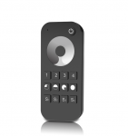 LED ap&scaron;vietimo valdymo sistemos nuotolinis pultas, 4 zonos, juodas