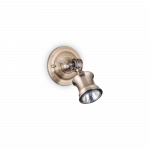 Sieninis &scaron;viestuvas Ideal Lux Wall lamp with 1 light BARBER, GU10, rust color