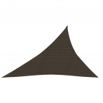 Uždanga nuo saulės, rudos spalvos, 4x5x6,8m, HDPE, 160g/m&sup2;