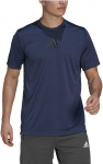 Adidas Mar&scaron;kinėliai Vyrams M 3s Back Tee Mėlyna GM2129
