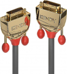 DVI Kabelis - LINDY Gold Line DVI-D Dual Link Kabelis, M/M, 2560x1600, 60Hz, 0.5 m, Juodas