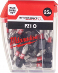 Milwaukee Accessories Smūginis sukimo antgalis MILWAUKEE PZ1 25mm, 25vnt.