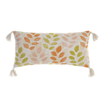 Pagalvėlė DKD Home Decor Rusvai gelsva Poliesteris Medvilnė Aliuminis Spalvotas Shabby Chic Augalo lapas (60 x 10 x 30 cm)