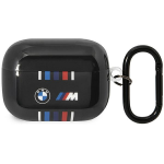 Apple AirPods Pro BMW Multiple Colored Lines (BMAP22SWTK) ausinių dėklas juodos spalvos