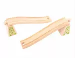 Big Jigs Bigjigs Rail viaduko bėgiai su stulpeliais 2vnt