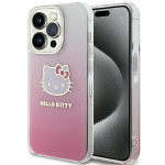 Apple iPhone 14 Pro Hello Kitty dėklas IML Gradient Electrop Kitty Head (HKHCP14LHDGKEP) rožinės spalvos