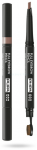 Pupa Full Paraben-Free Definer Double-Ended Eyebrow Kreminis Pie&scaron;tukas & 2-In-1 002 Brown 0.2 g