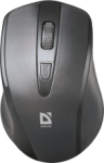 DEFENDER Optinė belaidė pelė Datum MM-265 juodas, 3 buttons,1600 dpi, 52265
