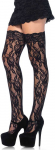 Leg Avenue Rožinės nėrinių kojinės