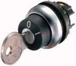 EATON raktinis jungiklis, &Oslash;22 mm, 2 padėtys 0-1