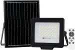 50W LED prožektorius su saulės baterija NORLA, juodas, 4000K