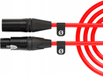 RODE - Kabelis XLR 3m Raudona raudona
