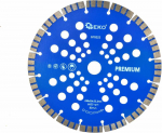 Geko deimantinis diskas 230x10x22,2 mm turbo Premium su lazeriu (G78323)