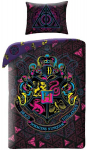 Patalynės komplektas MCU Patalynė bawełniana 140x200 Harry Potter violetinė HP-8083BL poszewka 70x90 Halantex