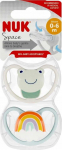 NUK silikoninis čiulptukas &bdquo;Space&ldquo;, anatominis, 2 vnt.
