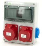 Els Elektrotechnika 8NO211 Konstrukcinis skirstytuvas 32A/5 + 16A/5 + 2*GS 230V, sieninis korpusas, neįrengtas, 8NO211