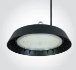 90/120/150W LED UFO &scaron;viestuvas, juodas, 4000/4700/5700K, dimeriuojamas, 63150N/V