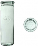 Weck Cylinder jar, 600 ml, with lid, Zylinder, 6 pcs
