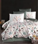Riposo LUXURY Satino medvilnės patalynės komplektas VIYANA BEIGE 200x200 cm