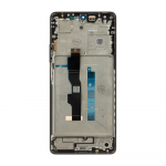 Dėklas LCD ekranas + jutiklinis blokas + priekinis dangtelis, skirtas &bdquo;Xiaomi Redmi Note 13 5G Juodas&ldquo; (pakeitimų paketas)