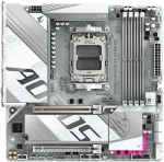 Pagrindinė plok&scaron;tė &bdquo;Gigabyte B850M A ELT WF6E&ldquo; | Procesorių &scaron;eima AMD | Procesoriaus lizdas AM5 | DDR5 | Palaikomos kietojo disko sąsajos SATA, M.2 | SATA jungčių skaičius 4