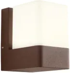 Sieninis &scaron;viestuvas 9,4W LED sieninis lauko &scaron;viestuvas TOK, rūdžių sp., 3000K, IP44