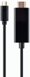 Kabelis Gembird USB Type-C Male - HDMI Male 4K@60Hz 2m Juodas
