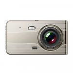 Hurtel DVR979G Full HD G-sensor LCD automobilinis vaizdo registratorius su atbulinės eigos kamera - smėlio spalvos