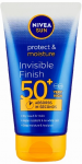 Nivea Invisible Finish SPF 50+ Sun Milk (Protect & Moisture Sun Milk) 150 ml 150mlml apsauginė priemonė nuo saulės Moterims