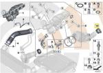 BMW Duslintuvo Spaustukas 5 F07 F10 F11 2012 2017 Originalus 18308621875