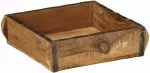 Padėklas 4 vnt. Ruda 29 x 31 x 10 cm Kietas atkurtas medis