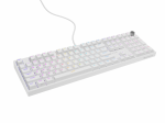 Klaviatūra Genesis Thor 404 balta RGB Outemu Peach Silent