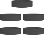 Vazonų žiedas 5 pcs Juoda 80 x 80 x 20 cm
