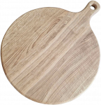Pjaustymo lenta i&scaron; ąžuolo su rankenėle, &Oslash; 35 cm, 2 cm storio