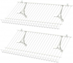 Promotions Spinta lentynos, 61x30x2,5 cm, balta
