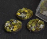 Gamers Grass Gamers Grass: Apvalūs pagrindai &ndash; &bdquo;Highland&ldquo; 50 mm (3 vnt.)