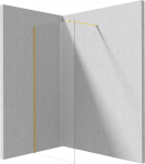 Walk-in du&scaron;o sienelė Deante Prizma, Gold, 120x195 cm