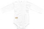 BABY 01377 Smėlinukas kūdikiams ilgomis rankovėmis Frill Ecru 56/62
