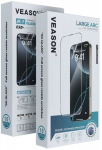6D Pro Veason Glass (SET 10in1) - for Iphone 17 Pro Max juodas