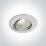 7W LED įleidžiamas, pakreipiamas &scaron;viestuvas, baltas, 3000/3500/4000K, 11107B/W/V