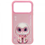&bdquo;Nimmy Cool&Cute 2.0&ldquo; triu&scaron;io formos dėklas, skirtas &bdquo;iPhone 17 Pro&ldquo; - Rožinė