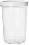 Virtuvinis maisto indas su silikoniniu sandarikliu, apvalus, užsukamas, sriubai, 1,6 l
