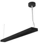 55/49/43/35W LED linijinis &scaron;viestuvas LINEAR INDIVILED DIRECT/INDIRECT 1200, juodas, 3000K
